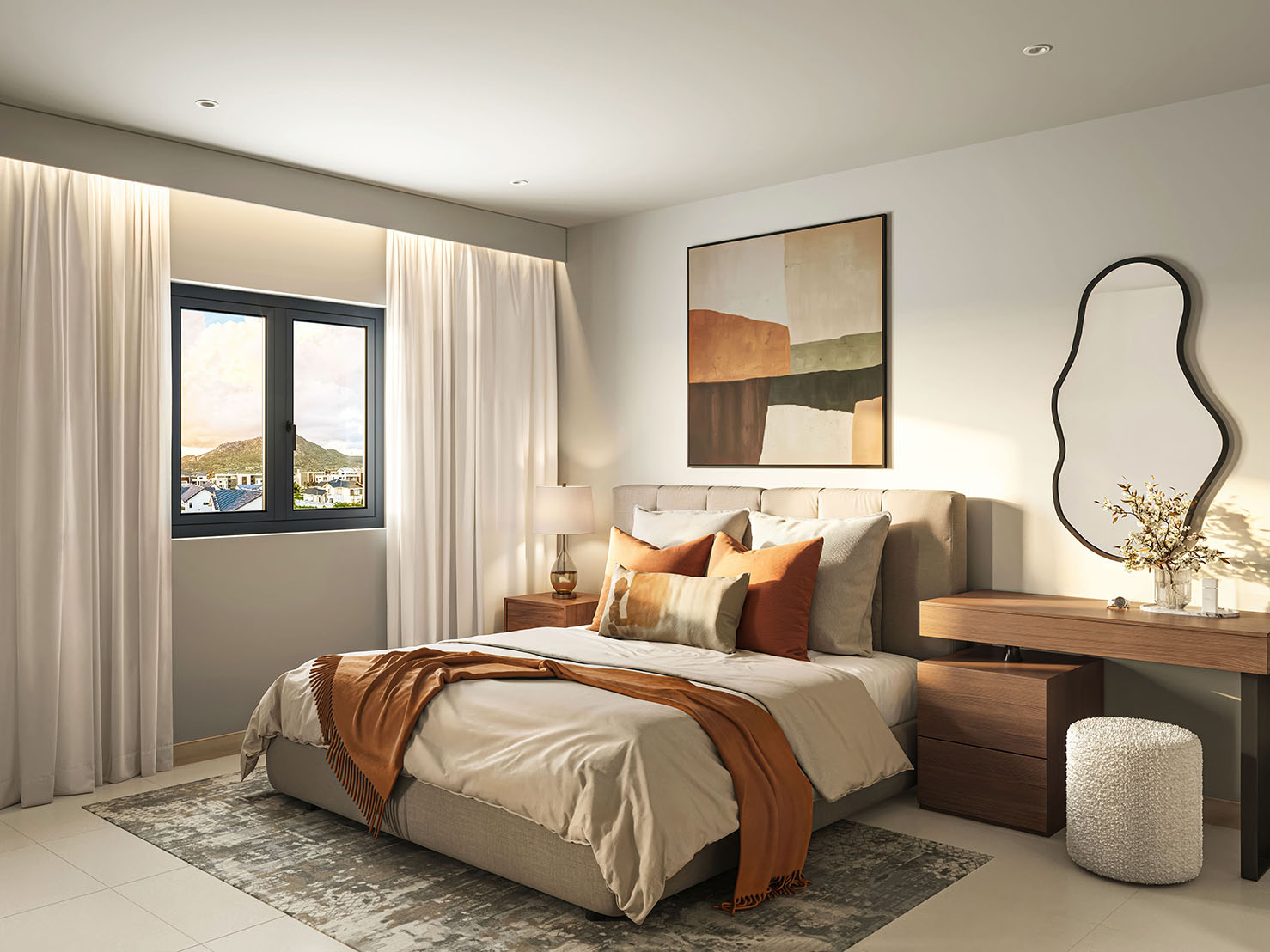 Les Terrasses d'Helvétia — master bedroom